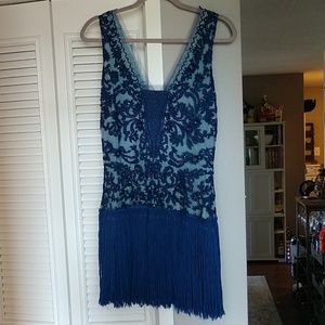 Free People beaded Gatsby style dress